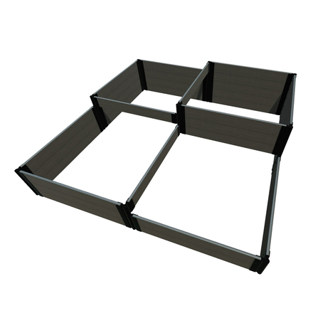 Frame It All Terraced Square 4-Tier Raised Garden Bed