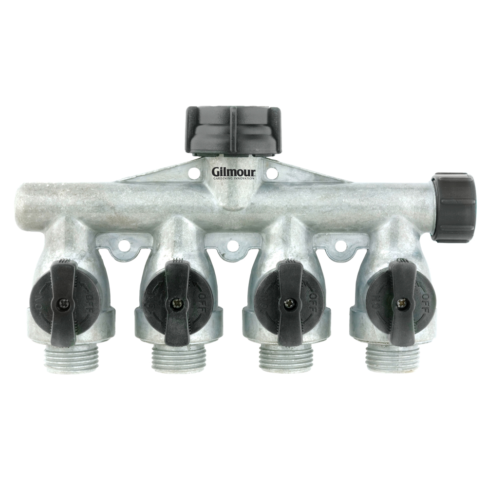 Gilmour 4 way Hose Adapter Shut-off Valve