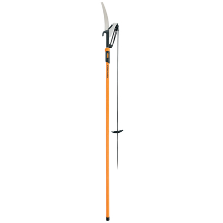 Fiskars XtendControl Extendable Tree Pruner (6 ft), Pole Saw, Adjustable Branch Trimmer with 15" X1 Saw and Hand Saw, 3-6 ft Extension Pole, and Secure Locking System for Precision Cutting