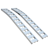 ERICKSON Aluminum Arched Ramp Heavy Duty 12 in. x 90 in. 3000 lb - 2 PK