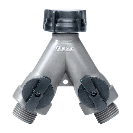 Gilmour 2 way Hose Adapter Shut-off Valve