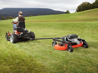 Pull behind finish mower for online atv