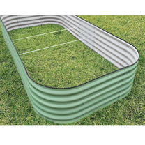 Vego Garden 10 In 1 Modular Metal Raised Garden Bed Kit 17 .in H