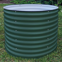 Vego Garden Extra Tall Round Metal Raised Garden Bed Kit 32 .in H