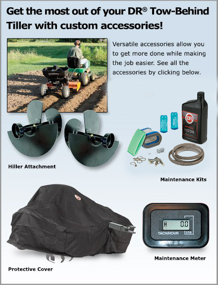 DR Premier rototiller parts and accessories