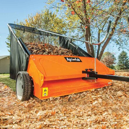 Lawn tractor leaf online sweeper