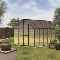 MONT Greenhouse 8FTx 12FT - Black Finish - Premium Package