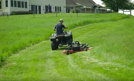 Finish Mower Tow Behind 60 inch cut. 15.5 HP Electric Start DR