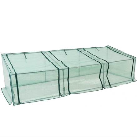 Sunnydaze Garden Row Greenhouse With Zippered Doors