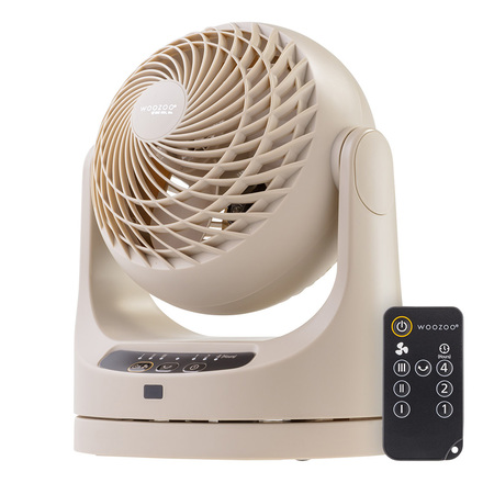 WOOZOO Oscillating Air Circulator Fan with Remote Control, Small