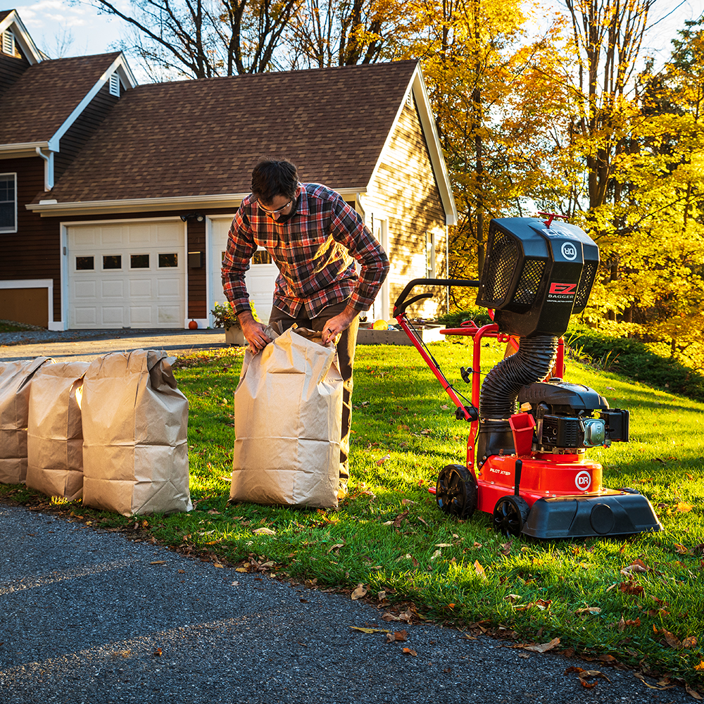 Leaf Blower Vacuum Zippered Lawn Cleaner Bag Garden Leaf Shredder