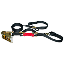 Shockstrap 15 Ft. X 1.5 In. Commercial Grade Ratchet Strap Tie Down With Clip Hook 3K  Lb.