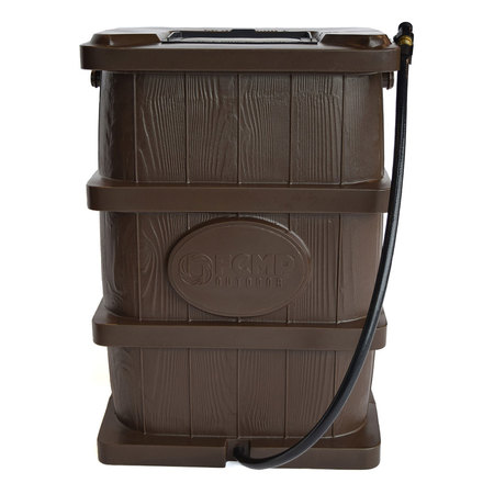 FCMP Woodgrain Rain Barrel, Brown