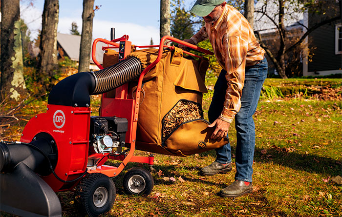 Dr premier leaf and deals lawn vacuum 6.6 hp