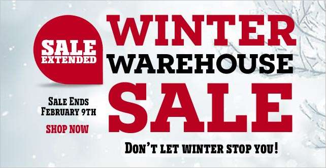 Shop Our Winter Warehouse Sale