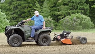 Atv grass cutter online attachment