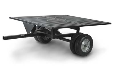 DR leaf vacuum doubles as a cart