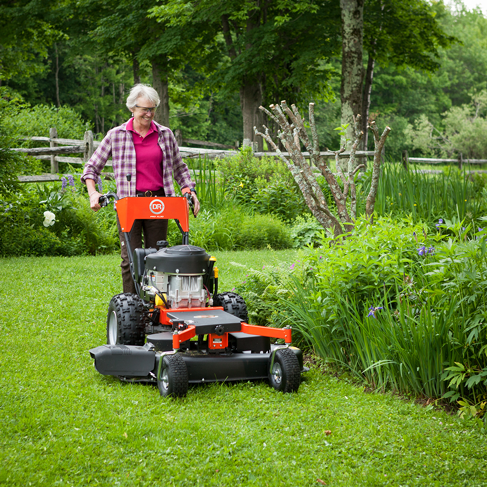 Garden brush best sale lawn mower