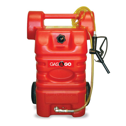 JohnDow Industries Gas & Go 15-Gallon Polyethylene Fuel Cart - Gasoline