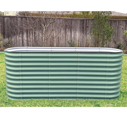 Vego Garden Extra Tall 6 In 1 Modular Metal Raised Garden Bed Kit 32 .in H