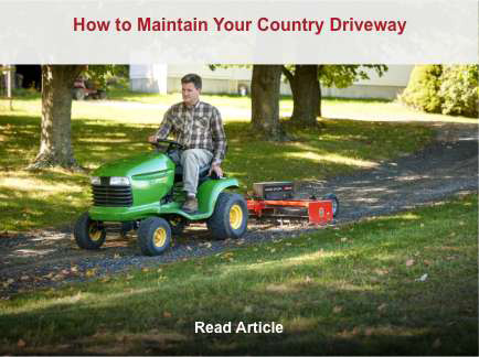 How to Maintain Your Country Driveway