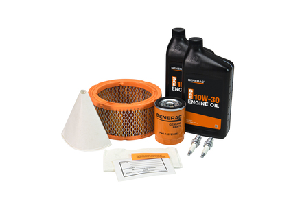 Generac Maintenance Kit with SAE 10W-30 Oil for 12kW -17kW Air-Cooled Generators 