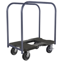 SNAP-LOC 1,500 lb All-Terrain E-Track Panel Cart Dolly Black