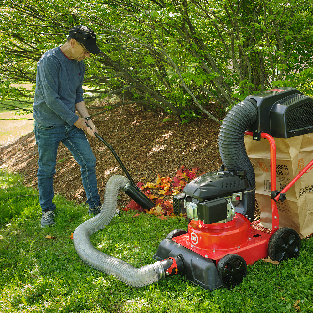 Leaf vacuum mower online attachment