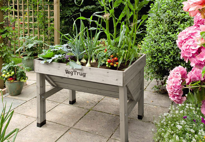 VegTrug planters in use