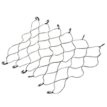 ERICKSON 36 in. x48 in. Cargo Net with 12 Hooks & Net