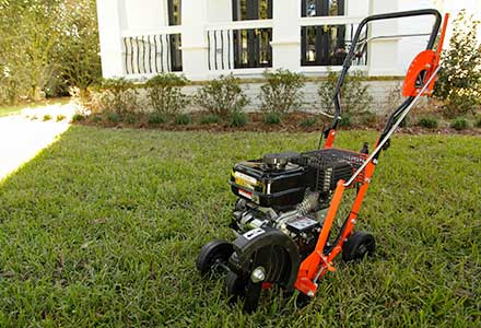 Image of Self-propelled electric garden edger