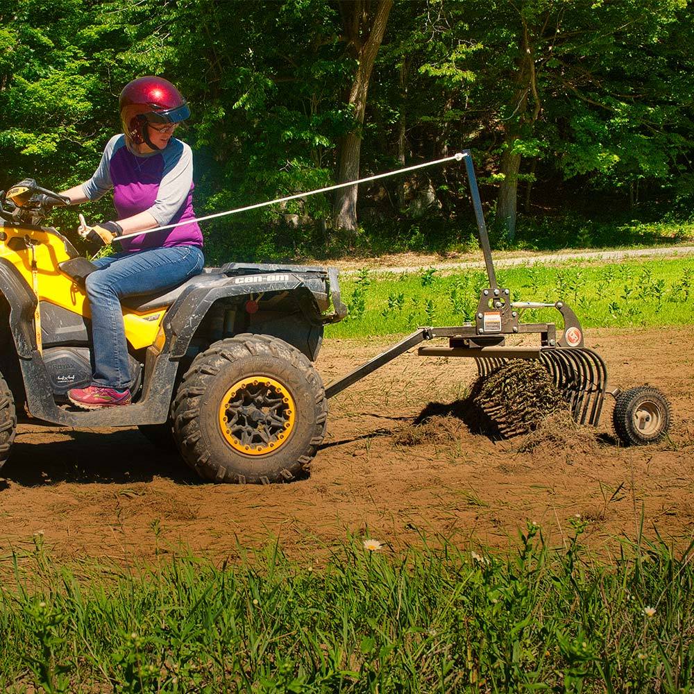 Atv shop yard rake