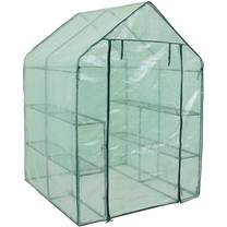 Sunnydaze Walk-In Greenhouse With 4 Shelves