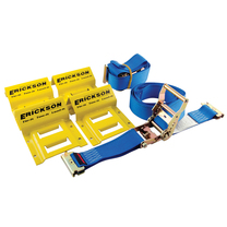 ERICKSON E-Track ATV / UTV and Equipment Wheel Chock & Strap Kit