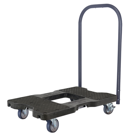 SNAP-LOC 1,200 lb General Purpose E-Track Push Cart Dolly Black