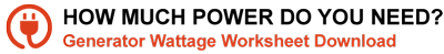 Download Generator Wattage Worksheet