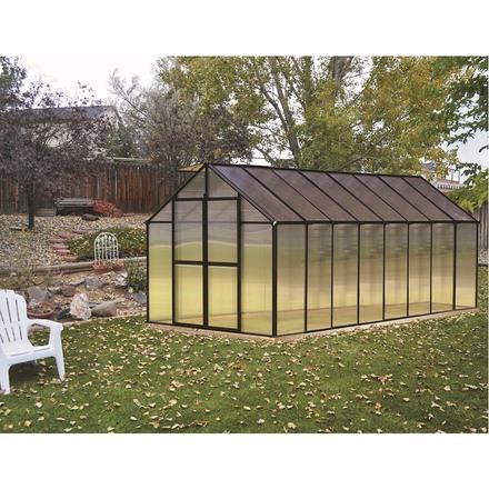 MONT Greenhouse 8FTx 16FT - Black Finish - Premium Package