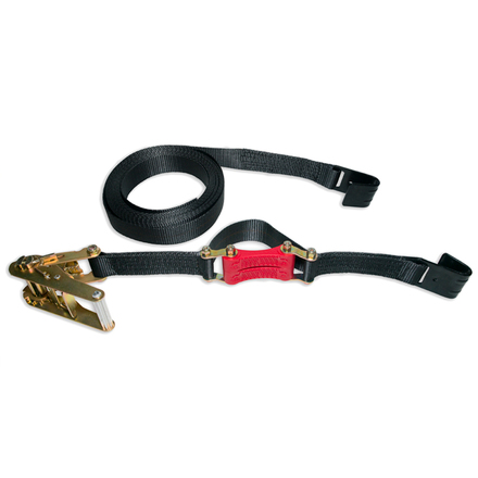 Shockstrap 27 Ft. X 2 In. Commercial Grade Ratchet Strap Tie Down With Flat Hook 10K  Lb.