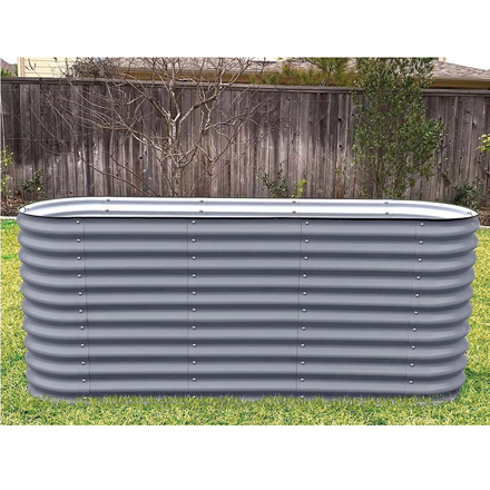 Vego Garden Extra Tall 6 In 1 Modular Metal Raised Garden Bed Kit 32 .in H