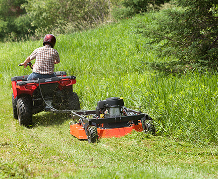 Dr 42 inch lawn mower online attachment