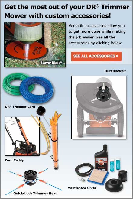 DR Premier Trimmer Mower parts and accessories