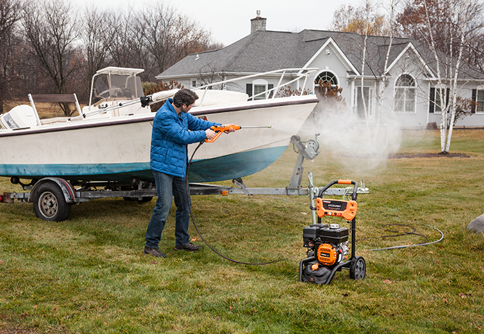 Pressure washers are great for a variety of applications.