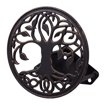 Liberty Garden Products Wall Mount Star Hose Hanger Tree of Life Hose Hanger