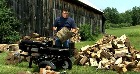 34-Ton Horizontal Vertical Log Splitter