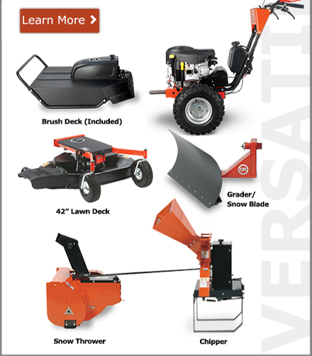 DR PRO XL-30  Field and Brush Mower attachments