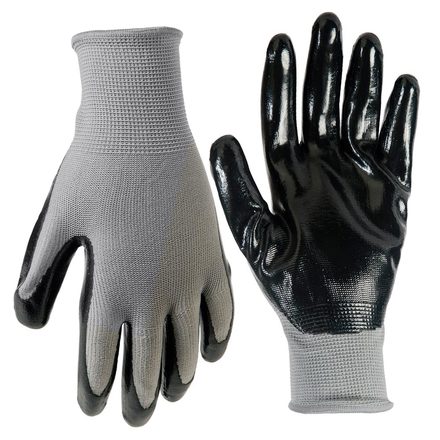 True Grip Nitrile Coated Gloves, 3-Pack