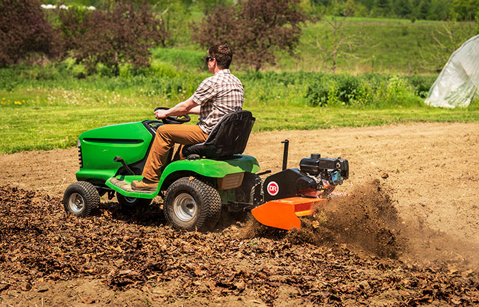 tow behind rototiller