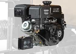 Tow-behind DR leaf vacuum converts to a utility cart