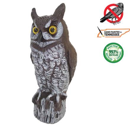 Dalen Nat Enemy Scarecrow Great Horned Owl 16in.