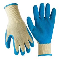 True Grip Latex Coated Gloves, 3-Pack